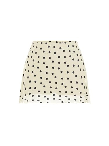 Verdusa Women's Polka Dots Mini Skirt Y2K Vintage Mesh Country Concert Outifits | Amazon (US)