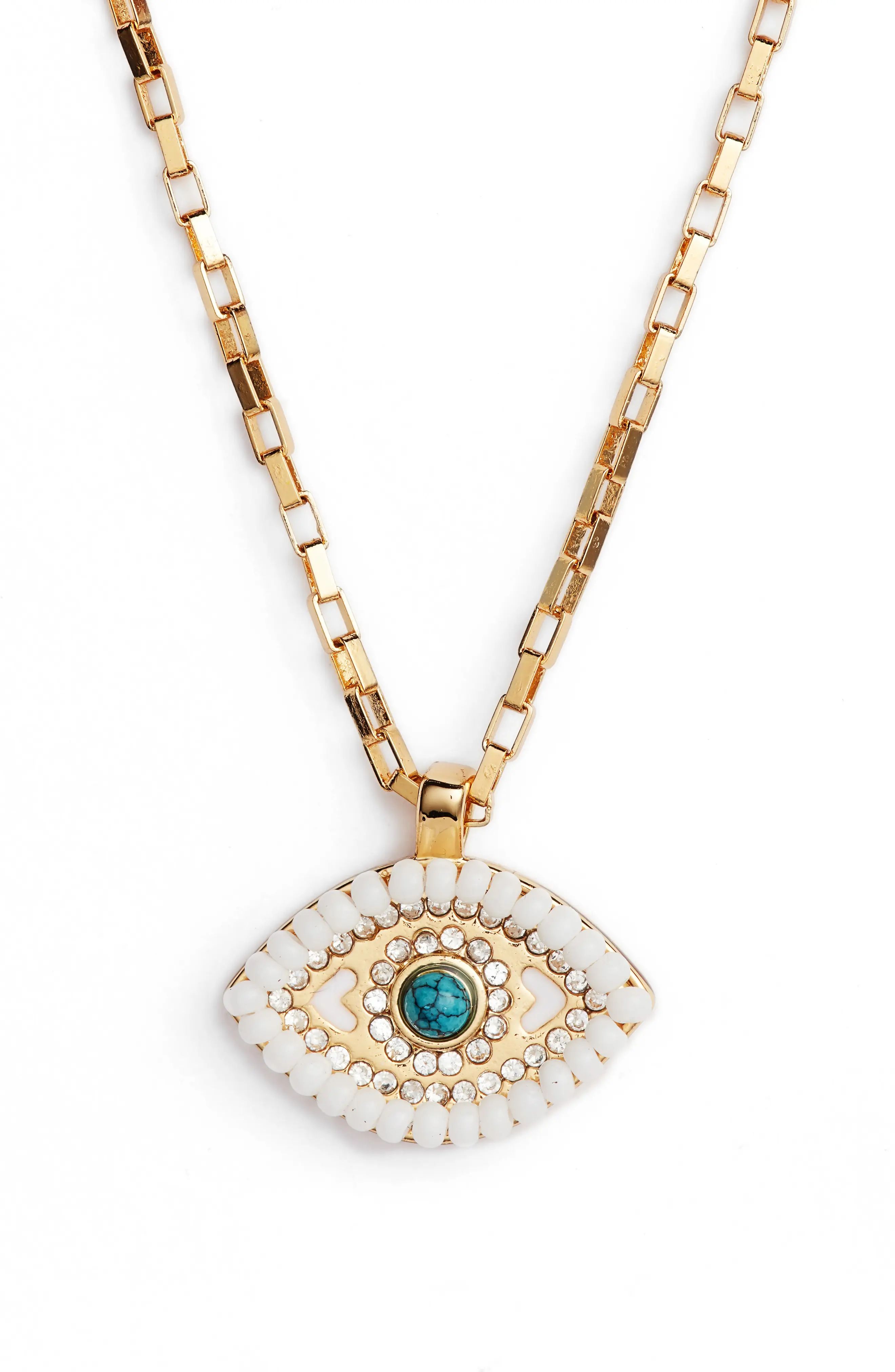 Evil Eye Necklace with Turquoise | Nordstrom