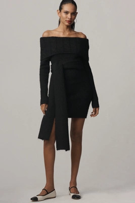 Endless Rose Off-The-Shoulder Sweater Dress | Anthropologie (US)