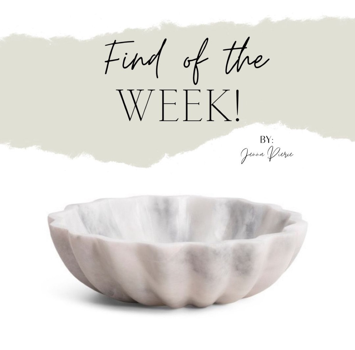 This scalloped marble bowl is STUNNING! 😍 It would be so cute to use to hold napkins on a dining table, as a catch-all for keys on an entryway table, or just as an aesthetic styling piece on a shelf or table! #ltkfind #bowl #marblebowl #homedecor #decor #ltkhome 

#LTKFind #LTKhome