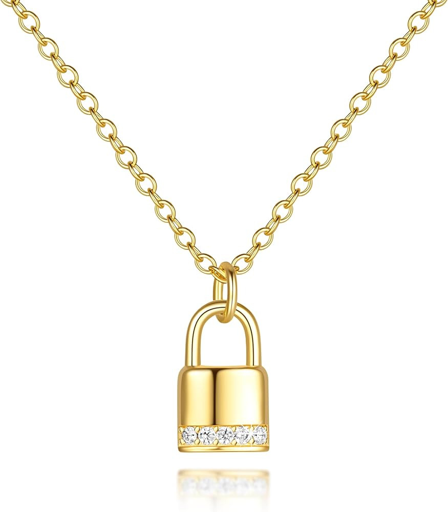 14K Gold Necklaces for Women Gold Pendant Necklaces for Women | Amazon (US)
