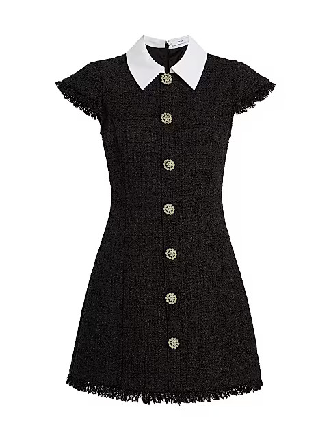 Riello Collared Tweed Minidress | Saks Fifth Avenue