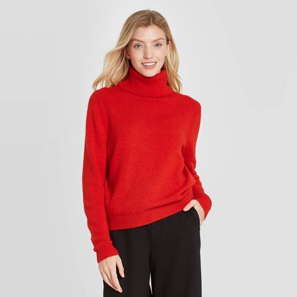 Women's Turtleneck Pullover Sweater - A New Day™ | Target