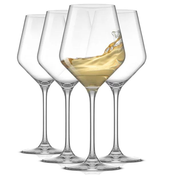 JoyJolt Italian White Wine Glasses -13.5 Oz -set of 4 -Stemmed Wine Glasses - Walmart.com | Walmart (US)