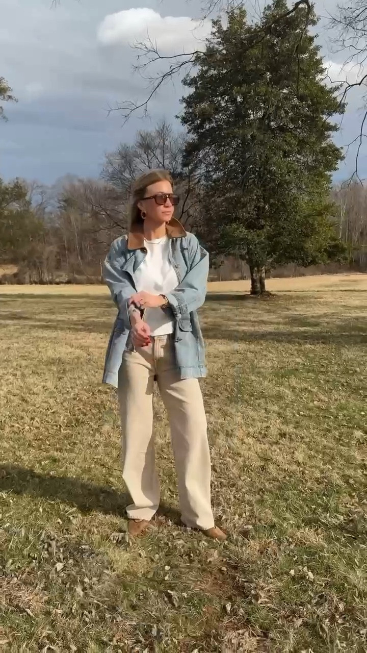 Day at the farm OOTD! This barn jacket finally restocked! 

#LTKdayinmylife #LTKSeasonal #LTKootd