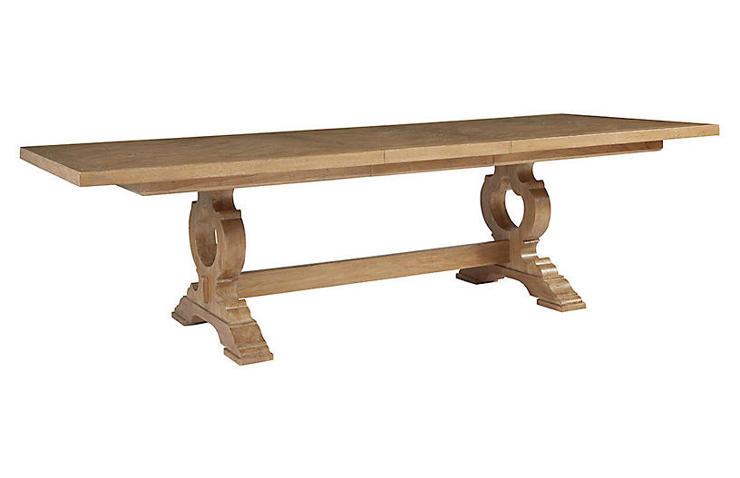 Farmington Extension Dining Table, Natural | One Kings Lane