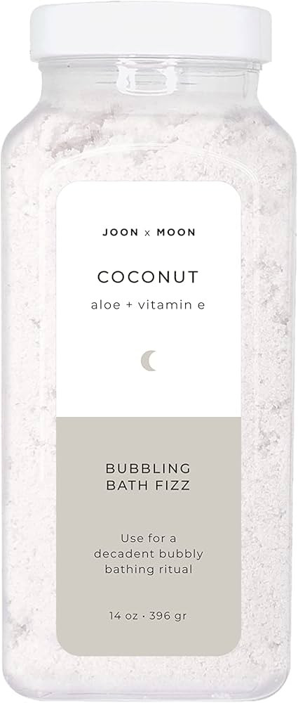 JOON X MOON Bubbling Bath Fizz, (Coconut, 1 Pack), Soothing Bath Soak for Relaxation & Hydrated S... | Amazon (US)