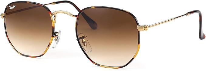 Pro Acme Small Square Sunglasses for Women Men 100% Real Glass Lens Hexagonal Frame | Amazon (US)