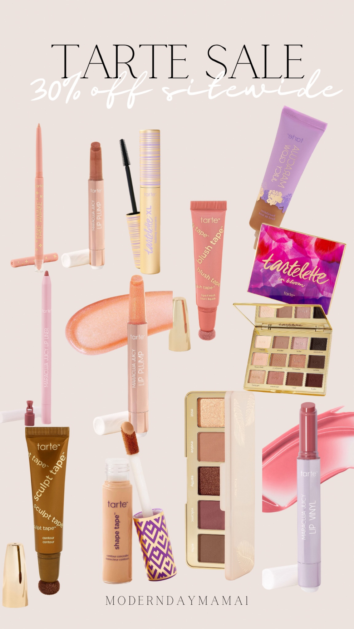 Tarte 30% off sitewide 

#LTKsalealert #LTKSpringSale #LTKbeauty