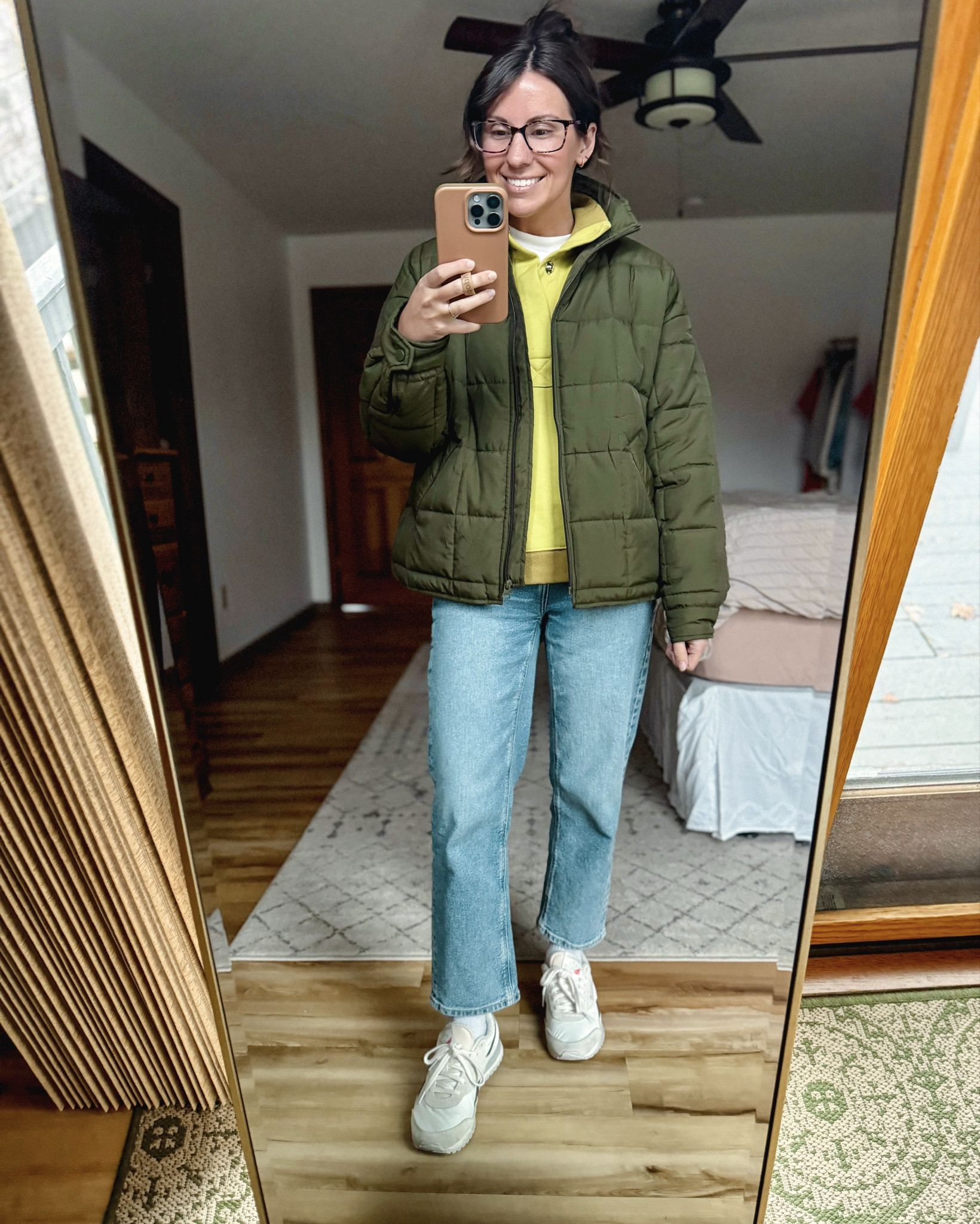 Size small in this tee, xs in my sweatshirt, small in my coat and 24/00 short in my jeans. My sneakers are size 6.5!

#LTKgrwm #LTKPetite #LTKootd