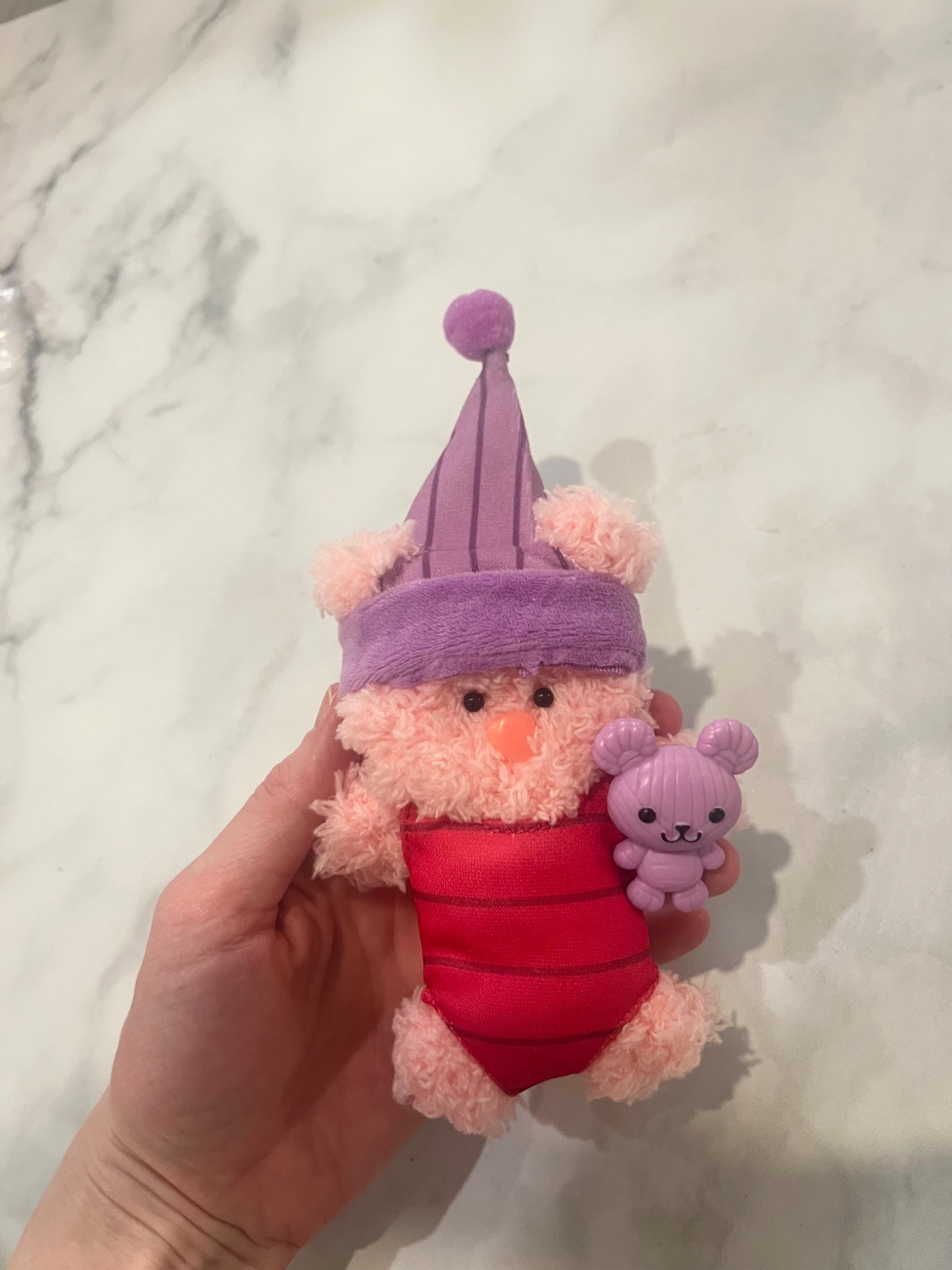 We got the Piglet Disney Knotz! This is a Disney craft that comes with a long faux fur stem that you bend and fold into a character, then add accessories at the end. It was so easy and fun to do! I’m going to get more today 🤭

#LTKKids #LTKdayinmylife #LTKmomlife