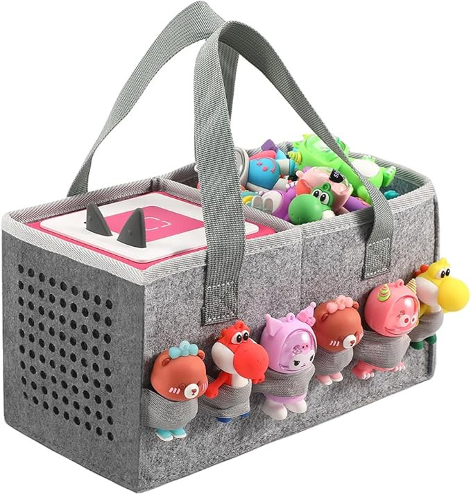 Carrying Case for Toniebox Starter Set and Tonies Figurines, Travel Felt Cloth Musical Toy Foldin... | Amazon (US)