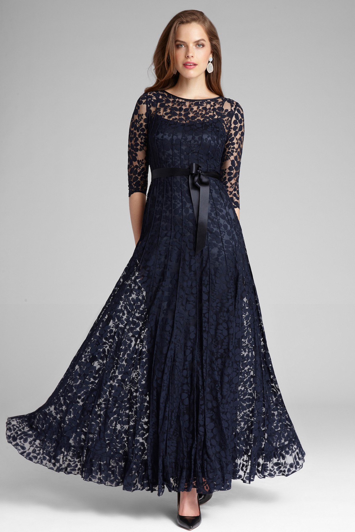 dark navy mother of the bride dresses