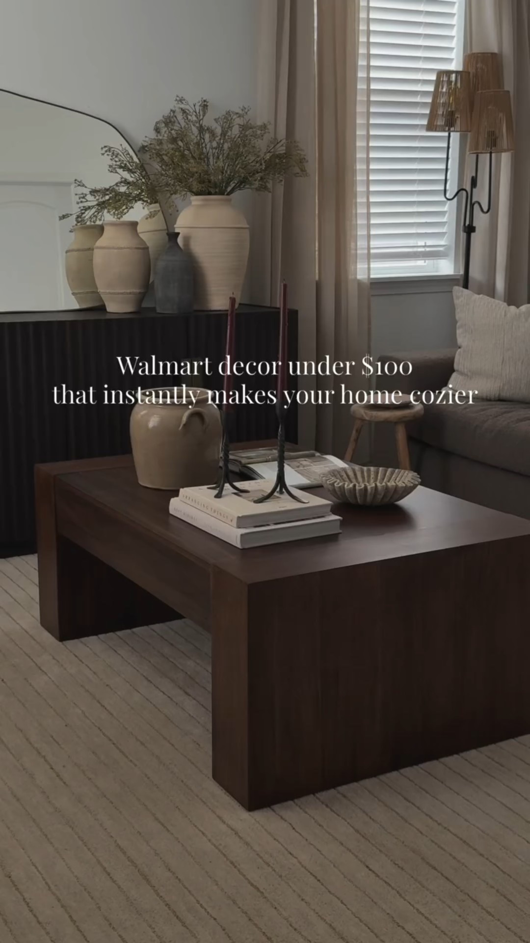 🤎Follow & Comment “YES” for links sent to you!
**must be following for this feature to work due to privacy settings**

Affordable Walmart home decor under $100 ✨ 
These are my favorite Neutral finds that feel timeless + cozy. Especially that throw. It’s so good I bought it twice!

🤎Save this for inspo & follow for more neutral home decor 

#walmart #walmartcreator #walmartfinds #walmarthome #walmartstyle #walmartmusthaves #walmarthomedecor #walmartdeals #walmartinspo #neutraldecor #modernorganic #homefinds