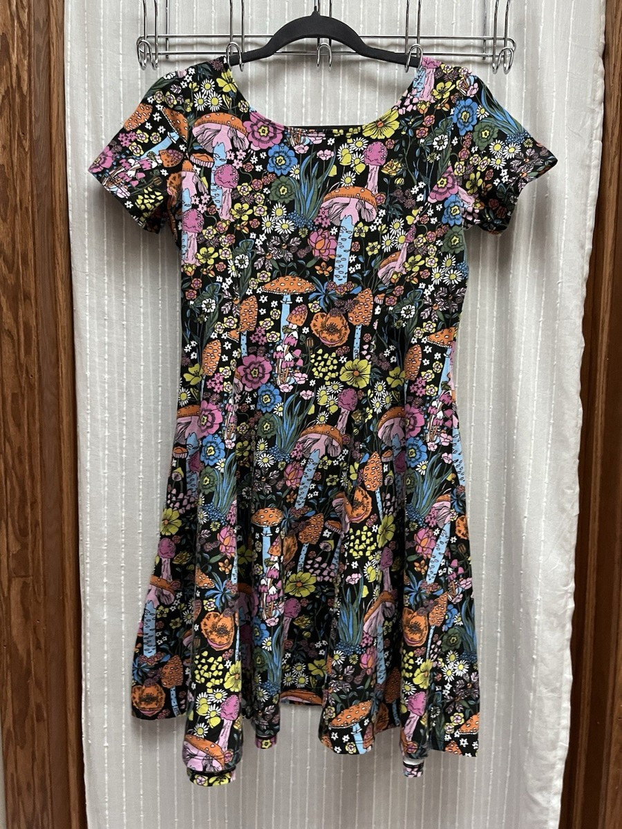 Nooworks Magical Mushroom Cha Cha Mini Dress size XL | eBay US