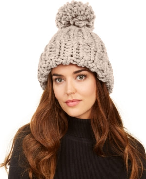 Marcus Adler Chunky-Knit Pom Hat | Macys (US)