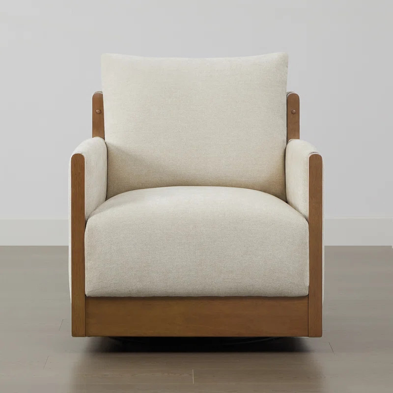 Zenda Upholstered Swivel Accent Chair | Wayfair North America
