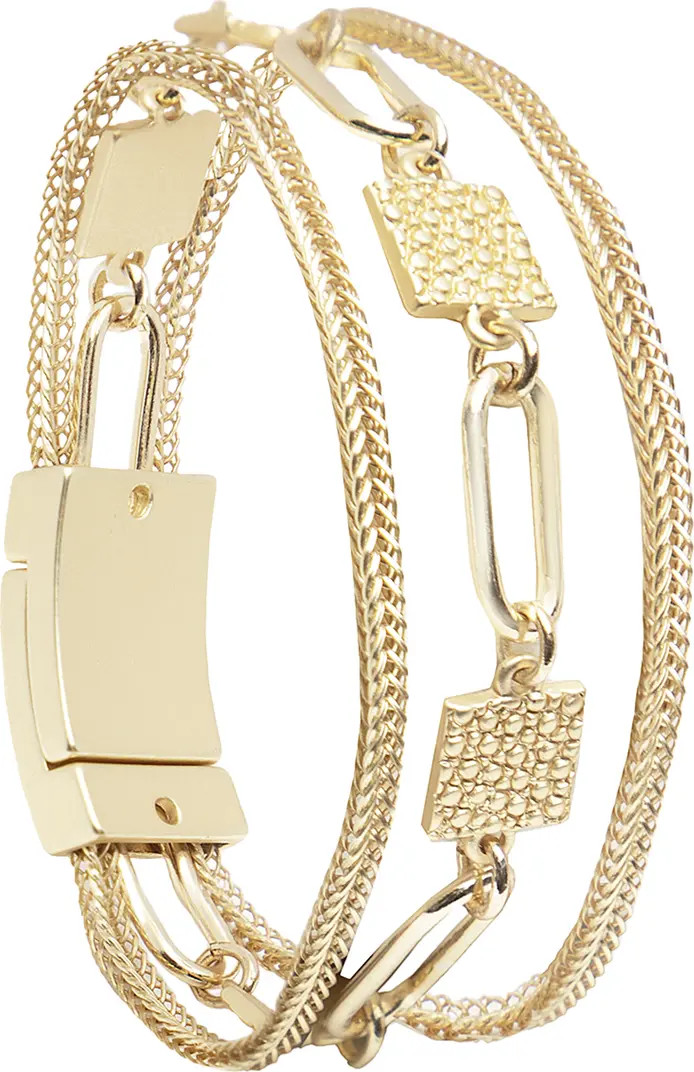 Chain Link Hammered Bracelet | Nordstrom Rack