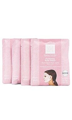 Dermovia Hydrating Rose Water Lace Your Face Mask 4 Pack from Revolve.com | Revolve Clothing (Global)