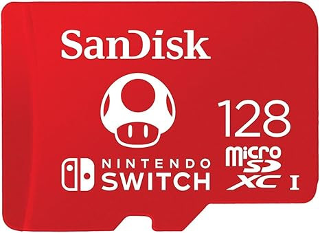 SanDisk 128GB microSDXC Card, Licensed for Nintendo Switch - SDSQXAO-128G-GNCZN | Amazon (US)