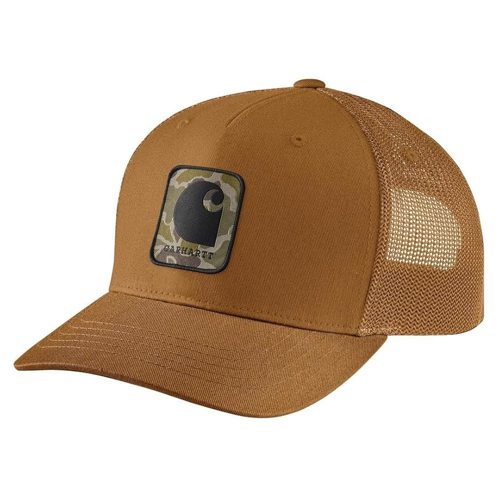 Carhartt Men's Rugged Flex Twill Mesh-Back Camo Patch Cap | Amazon (US)