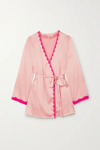 Morgan Lane
				
			
			
			
			
			
				Langley lace-trimmed silk-blend charmeuse robe
				$300.... | NET-A-PORTER (US)