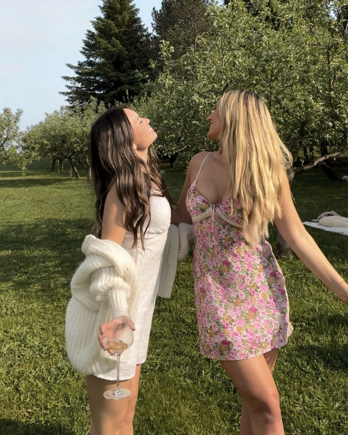 cute summer dresses 💐 garden party, sun dress, summer fashion, spring fashion, floral dress, chunky knit cardigan 

#LTKstyletip #LTKspring #LTKsummer