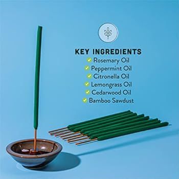 Murphy's Naturals Mosquito Repellent Incense Sticks | DEET Free with Plant Based Essential Oils |... | Amazon (US)