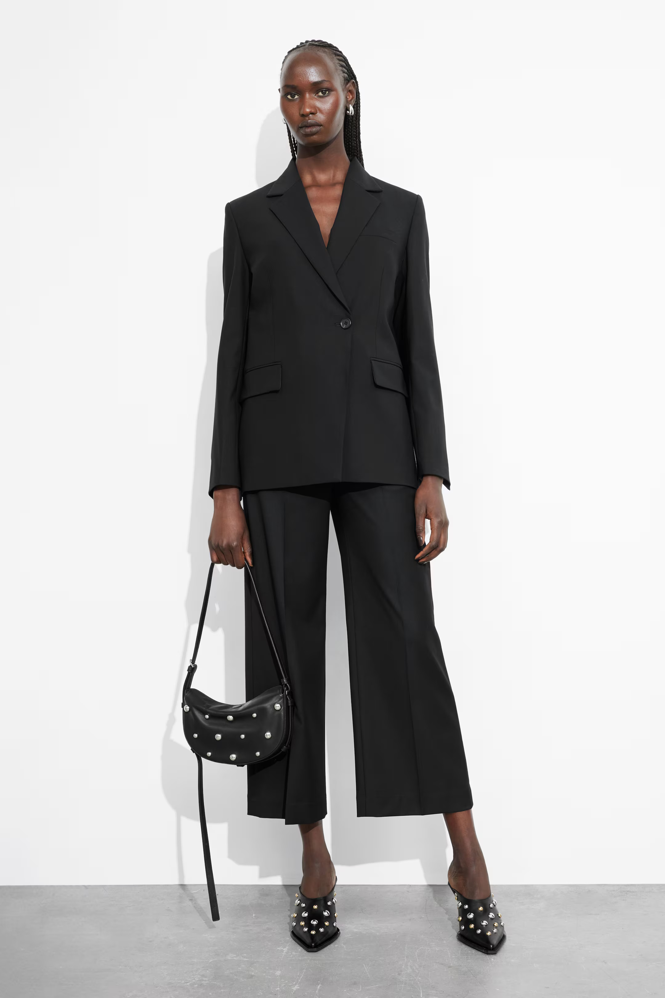 Single-Breasted Wool Blazer | H&M (UK, MY, IN, SG, PH, TW, HK)