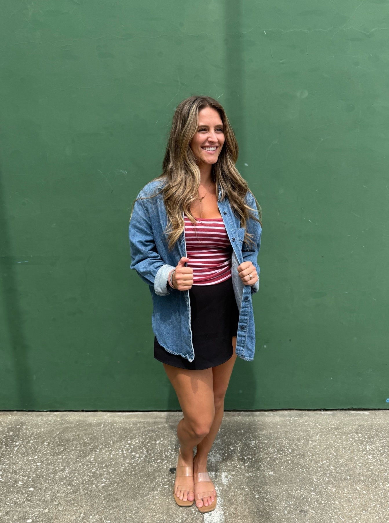 My 90’s butter mom church outfit! This outfit is giving Rachel green x mom on the go! This jean over shirt is the best to just make any outfit casual and 90’s! The stripped tank is my new staple! I also have it in blue! So light and cute for summer and under $5!!

#LTKdayinmylife #LTKmomlife #LTKHome