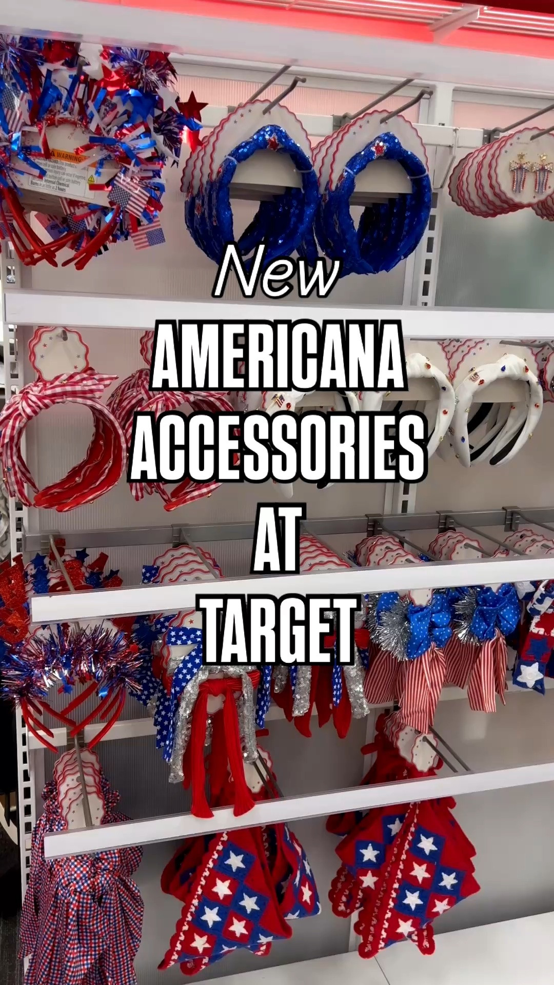New Americana hair accessories at Target!