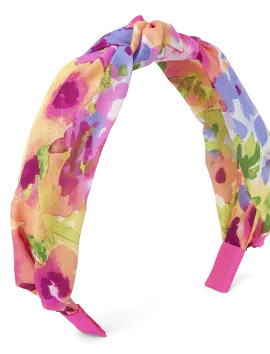 Girls Floral Top Knot Headband - wintrberry | The Children's Place
