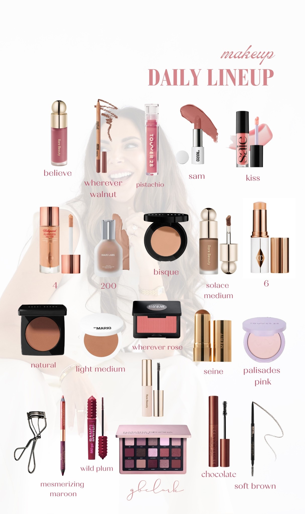 Here are the everyday makeup products I use for my glam!! Shades beneath product 

#sephora #makeuproutine #beautyy