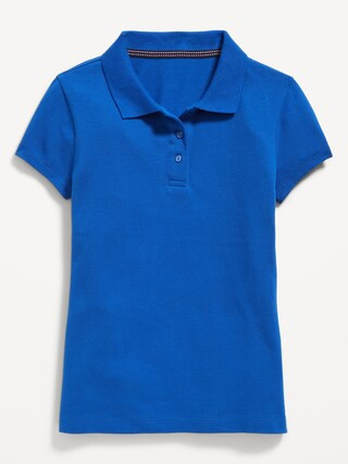Uniform Pique Polo Shirt for Girls | Old Navy (US)
