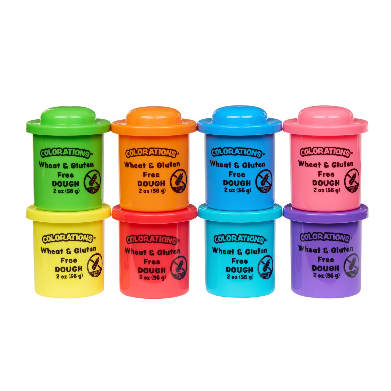 Colorations Wheat & Gluten Free Classic Dough - 8 Colors (2oz Each) | Non-Toxic, Play Dough, Bulk... | Amazon (US)