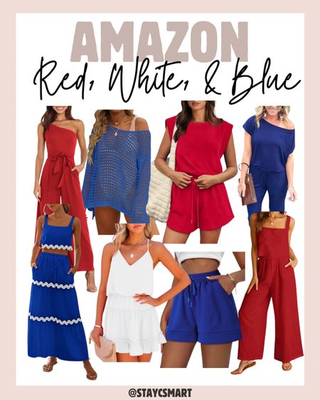 Red, white and blue outfit ideas from amazon, 4th of July fashion finds from Amazon, Amazon style 

#LTKFindsUnder100 #LTKStyleTip