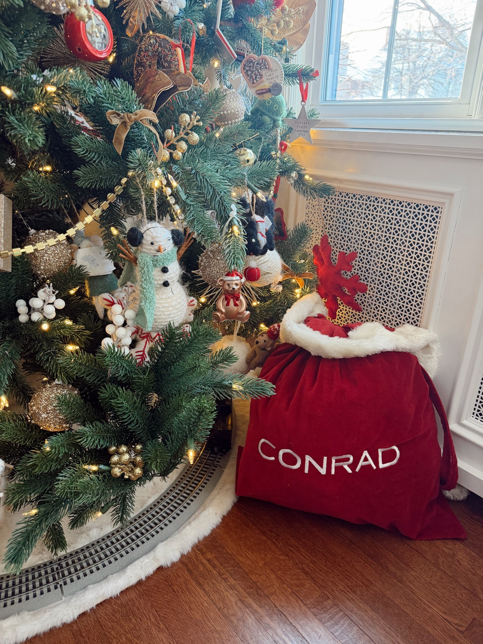Our tree with non-breakable ornaments from Pottery Barn Kids! 

#LTKSeasonal #LTKHoliday #LTKHome