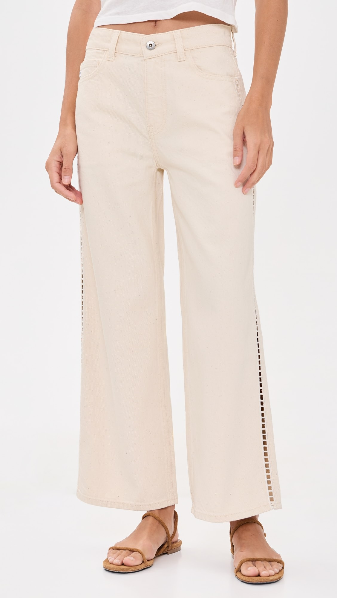 AG Saige Wide Leg Crop Jeans | Shopbop | Shopbop