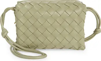 Small Intrecciato Leather Crossbody Bag | Nordstrom