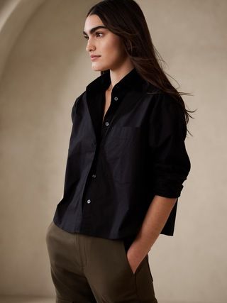 The Boxy Cropped Shirt | Banana Republic (US)