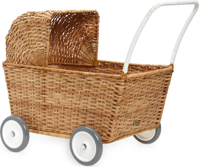 Olli Ella Rattan Strolley Push Basket | Nordstrom | Nordstrom