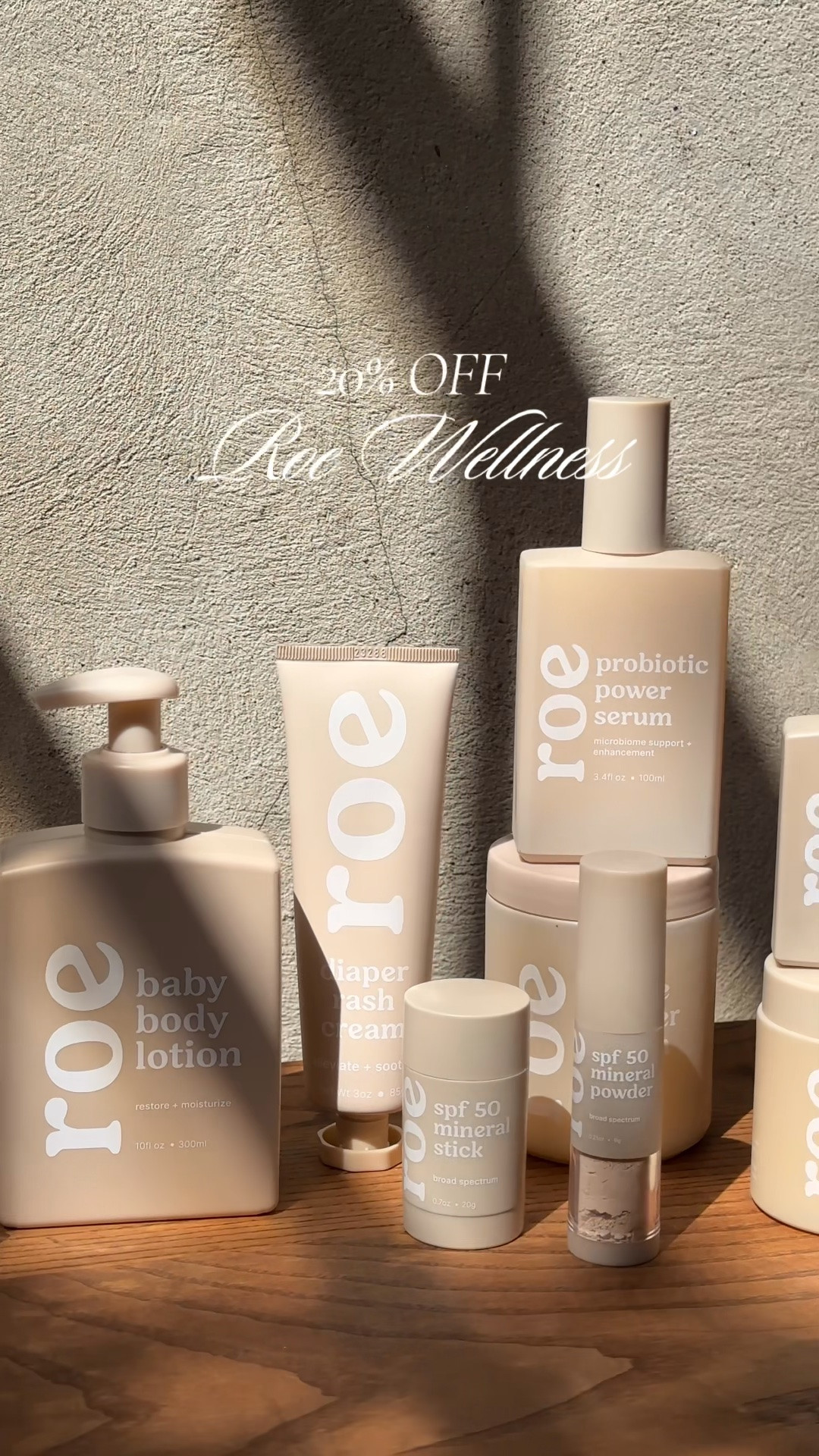 Amazon Prime Big Deals! 20% off all Roe Wellness through today + tomorrow (10/6-10/7). Great time to save on the power pair (hydrates & heals irritated skin), baby lotion, diaper rash cream, and more!