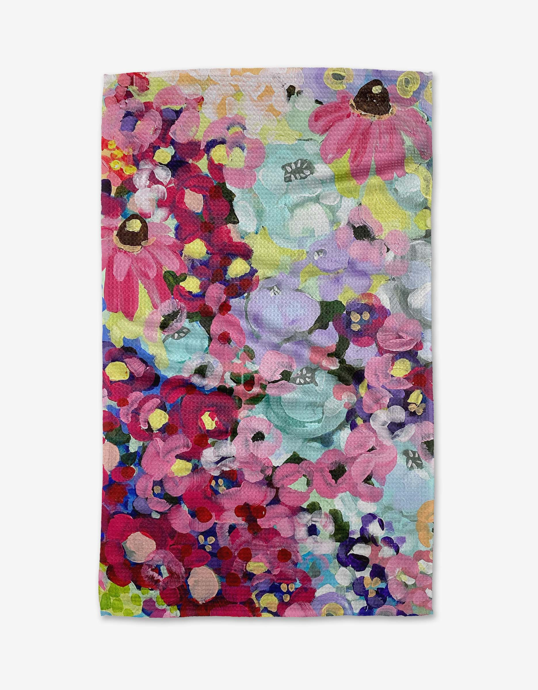 Pink Fields of Joy Tea Towel | Geometry | Geometry