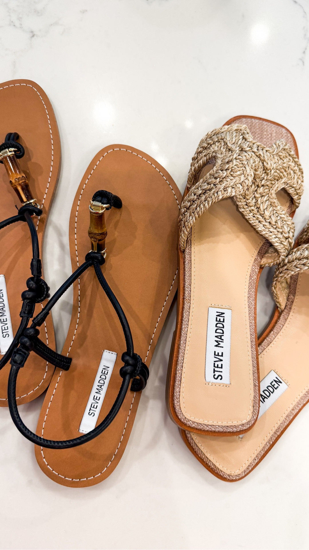 summer flats on repeat in my house! @Steve Madden US for the win =

#LTKSeasonal #LTKootd