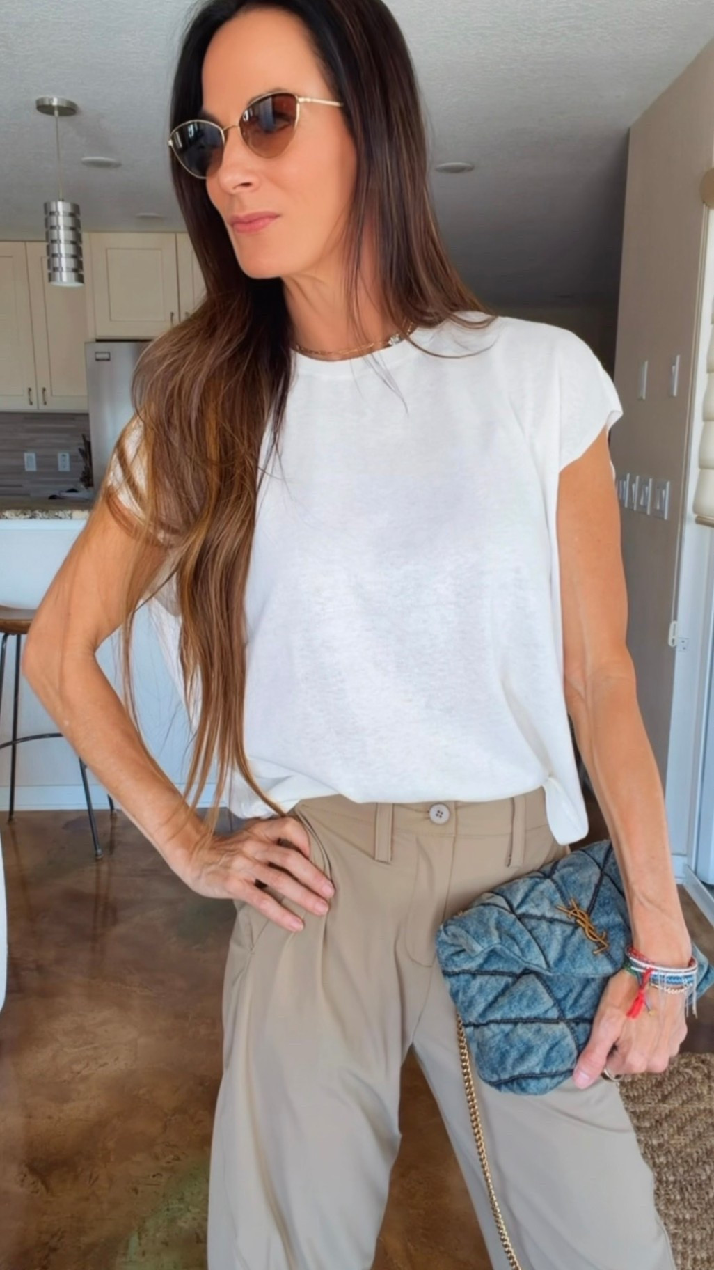 Same lightweight sweater top… two completely different vibes 🤍✨
One look says “running errands but make it designer.”
The other says “martini at 6.” 😌🍸

Proof that shoes really do change the entire outfit. From sporty Prada sandals to Gucci heels with the SAME viral bottoms… and honestly I can’t decide which version I love more 👏🏼

Use code NICOLE15 for a discount 🤍

#NicoleColeeStyle #EffortlessChic #LuxuryCasualStyle #NeutralStyleInspo #EverydayDesigner

#LTKdayinmylife #LTKootd #LTKgrwm