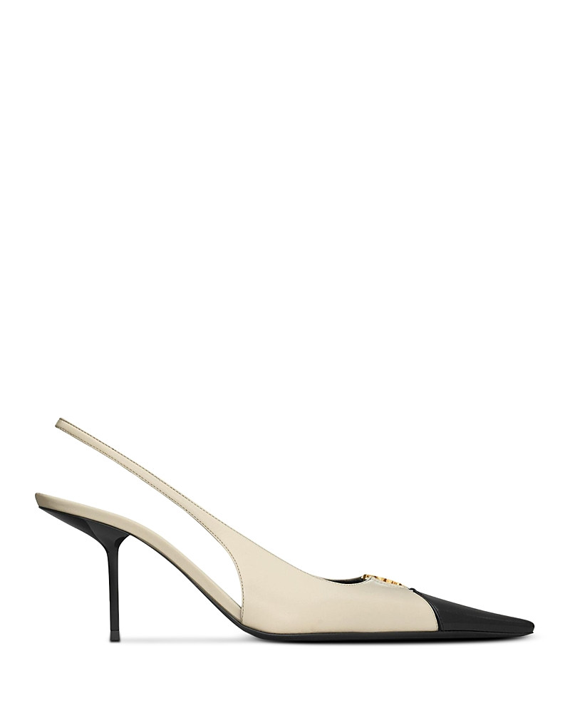 Saint Laurent Women's Babylone Breteuil Slingback Pumps | Bloomingdale's (US)