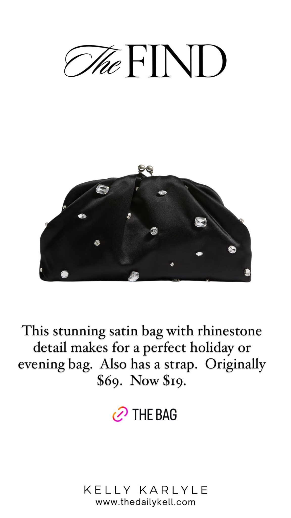 This handbag is just darling and on sale for $19 during the early Black Friday sale.  Also comes with a chain strap.  

#LTKItBag #LTKCyberWeek #LTKHoliday