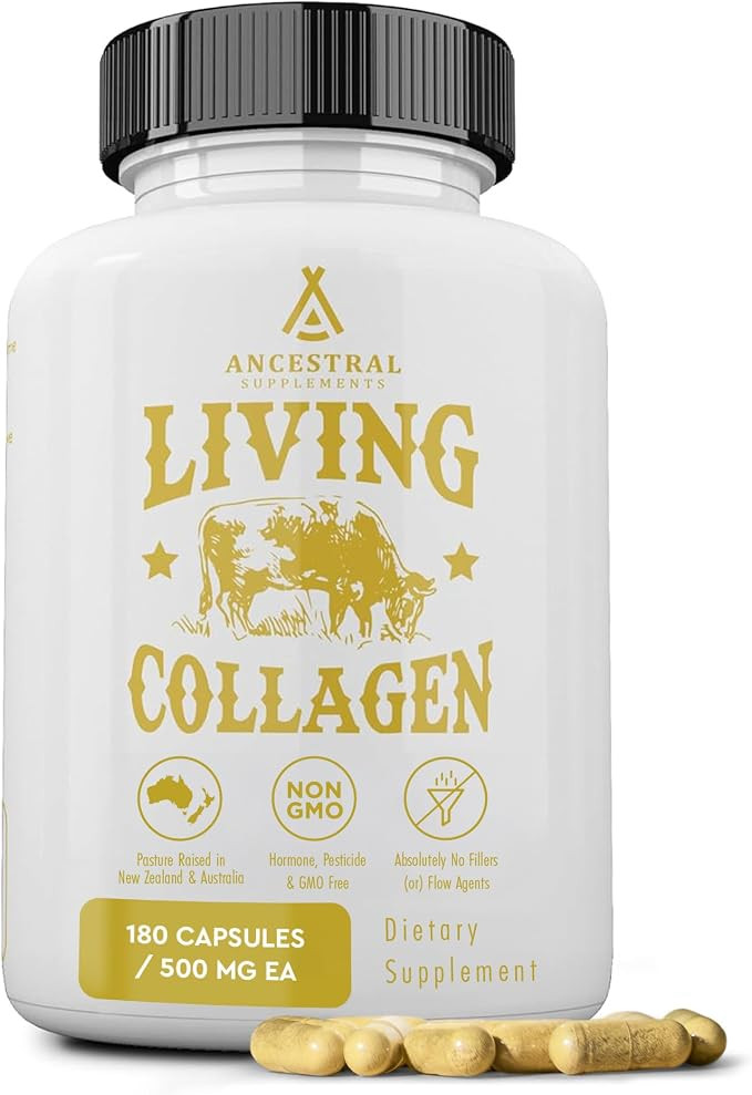 Ancestral Supplements Grass Fed Beef Living Collagen Nutritional Powder Supplement, 3000mg, Promo... | Amazon (US)