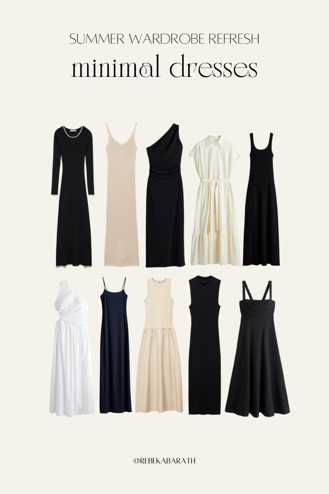 classic & minimal dresses for summer 💫

summer dress edit | minimal dresses | H&M dress | Mango dress | Abercrombie dress | effortless style | black dress | neutral dress

#LTKStyleTip #LTKFindsUnder100
