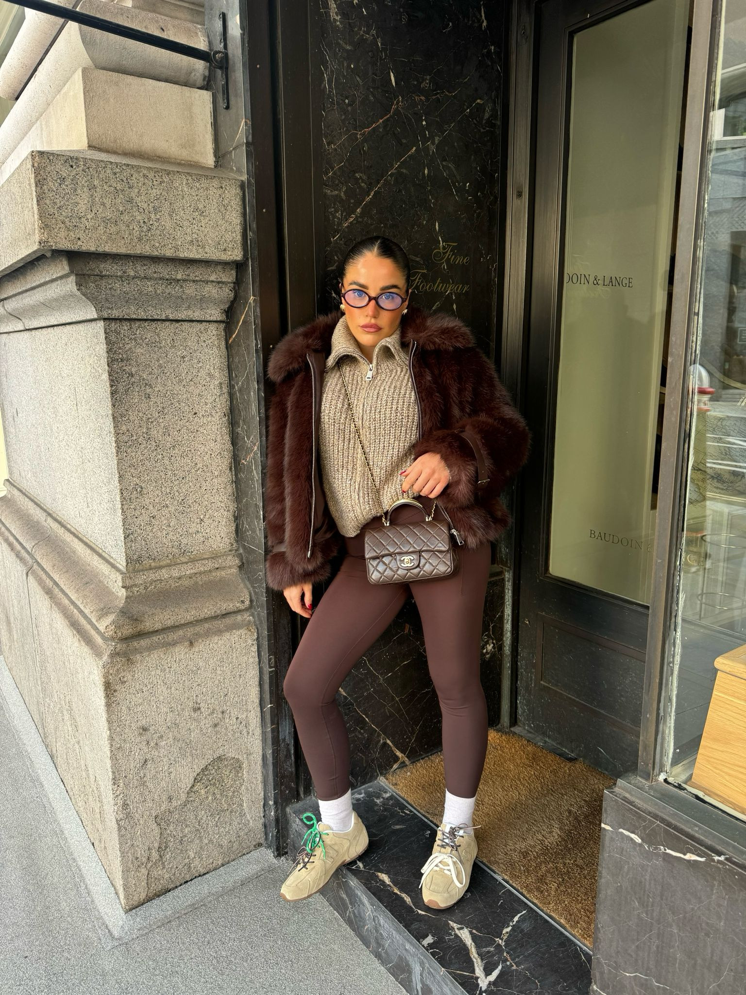 Autumn outfit inspiration, fur coat, M&S, H&M, leggings, zip-through cardigan, ootd 

 #LTKuk #LTKautumn #LTKeurope